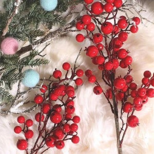 애플 레드베리 픽 크리스마스 조화(2size)