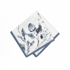 묵모란 면 손수건