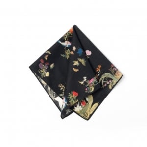 화조화첩 면 손수건