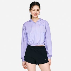 배럴 우먼 모션 후드 크롭 집업 래쉬가드 라벤더 [B5SWWCZ011LAV 여자 비치웨어]