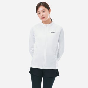 배럴 우먼 에센셜 릴렉스핏 집업 래쉬가드 화이트 [B5SWWZR001WHT 여자 비치웨어]