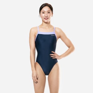 배럴 우먼 에센셜 Y백 딥네이비 [B5SWSWS001DNV 여자 실내수영복]