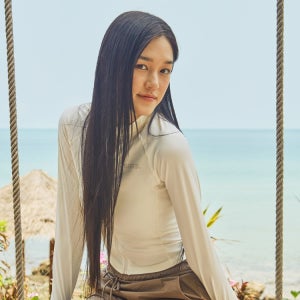 배럴 우먼 에센셜 크롭 집업 래쉬가드 아이보리 [B5SWWCZ001IVR 여자 비치웨어]