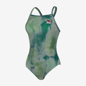 아레나 아울렛 에클라 드롭백 다크그린 [A5SL1LO07 (DGN) 여자 실내수영복]