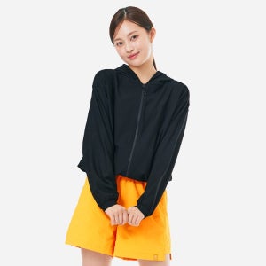 배럴 우먼 에센셜 커버업 집업 자켓 블랙 [B5SWWJK001BLK 여자 비치웨어]