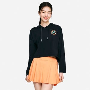 배럴 우먼 트로피컬 루즈핏 후드 래쉬가드 블랙 [B5SWWRG031BLK 여자 비치웨어]