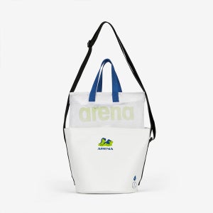 아레나 투인원 메쉬 버킷 드라이백 4L 화이트 [A5AC1AB29 (WHT) 수영가방]