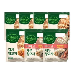 CJ제일제당 [하프클럽]비비고 새우왕교자315g x4봉 + 김치왕교자 315g x5봉