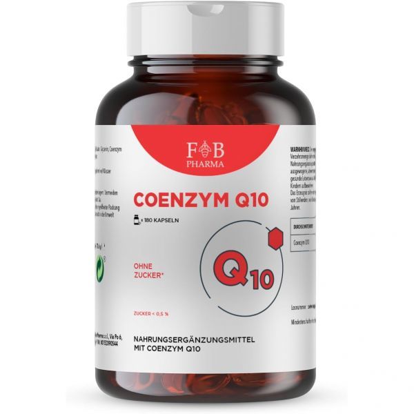B097RWJ8QV F B PHARMA FB - Q10 코엔자임 유비퀴논이 함유된 180개 소프트젤 캡슐 다리와 의 을 지원합니