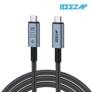 비잽 USB4 40G C to C 240W PD3.1 충전케이블 썬더볼트4 이마커칩 5A 100cm