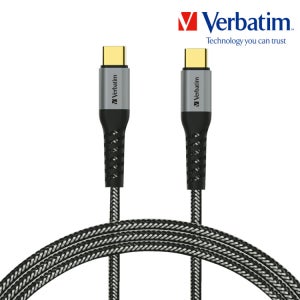 버바팀 듀퐁 케블라 초고속 충전 케이블 100W C to C 21AWG E-mark PPS 200cm