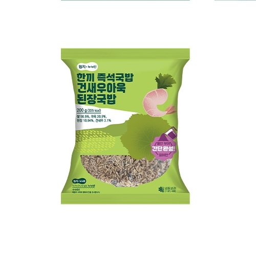 엄지식품 한끼즉석국밥 건새우아욱된장국밥