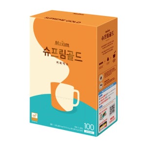 맥심 슈프림 골드 커피믹스 100T