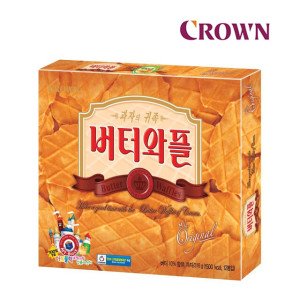 크라운 비스킷 크라운 버터와플 316g/간식