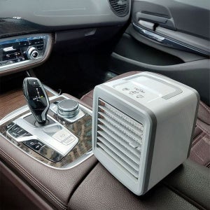 [카담매거진] [여름캠핑/시원하게!] 올인원 냉풍기 미스트 무선 휴대용 써큘레이터 충전식 미니 선풍기 에어컨