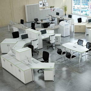 LOTO135도 책상 1인 사무실 사무 오피스