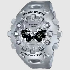 카시오 G-Shock 지샥 아날로그 디지털 손목 시계 실버 GA-V01A-8A