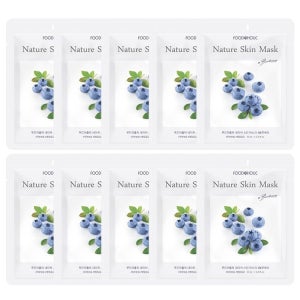 푸드어홀릭 (10매)푸드어홀릭 네이처스킨 블루베리 마스크팩
