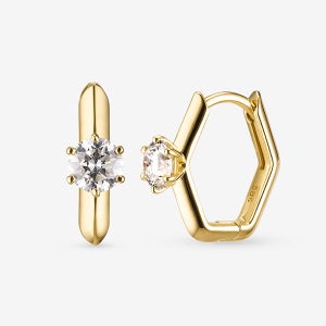 14k,18k 헥사 랩 다이아몬드 링귀걸이(3부)