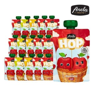 아넬라 [보리보리]아넬라 짜먹는 HOP타입 과일퓨레 16팩 (100g x 16개입)