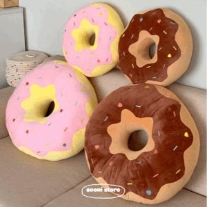 [순이네잡화점] 도넛 방석 귀여운 도넛 인테리어 인형 귀여운 인형 도넛 인형 여자친구선물 친구생일선물 추천 도넛방석 치질방석 추천