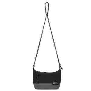 [키르시] 포켓 스트링 나일론 미니 크로스백 [블랙] KPSRBBG506MBKA