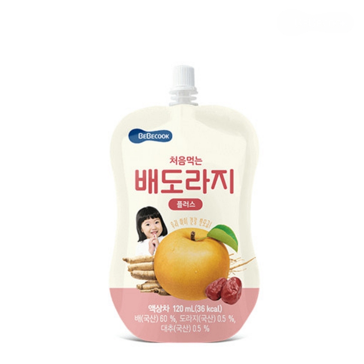 BeBecook First Pear & Bellflower Plus, 120ml, 40 units
