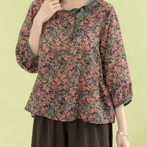 화사끈리본블라우스 [TS51934]