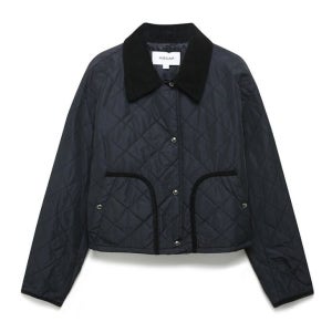 [롯데백화점] 나이스클랍 코듀로이 칼라 퀼티드 점퍼 (N244MWE910D) LE1219703850