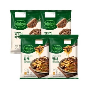 [CJ] 비비고 잡채 644gx2개 + 언양식바싹불고기 460gx2개