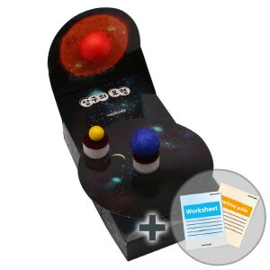 [실험뚝딱] 삼구의 모형 5인용 세트 / 지구 달 태양 운동 원리 학습 모형