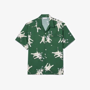 국내정품 라코스테 LACOSTE 남성 테니스 그래픽 반팔 썸머 셔츠CH0113-55G 132그린 591123