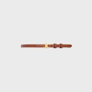 셀린느 (셀린느) 천연 카프스킨 틴 트라이엄프 벨트 TAN 45BA33A78.04LU