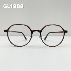 GL1988 울템 다각형 윤은혜의 왓츠인마이백 2023 블루라이트안경  브라운  1개