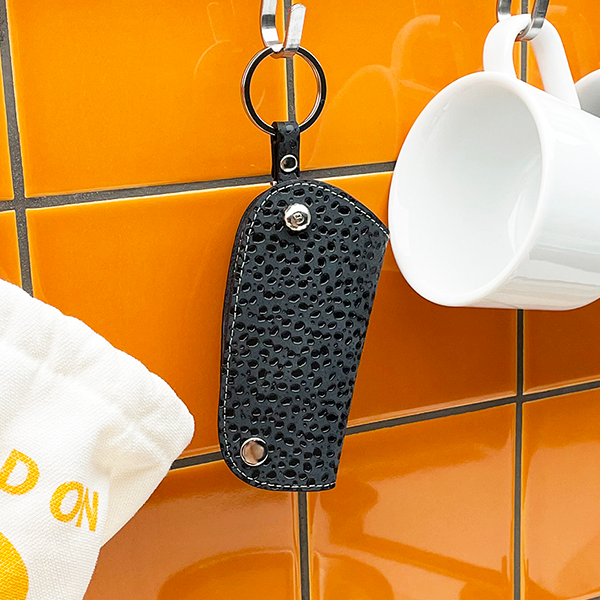 버거키 BURGERKEY 자동차키홀더 레더블랙 소프트한 천연가죽  2.레더-블랙