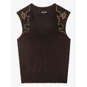 쟈딕앤볼테르 탑 KWTO01130 DARK CHOCOLATE BROWN 여성