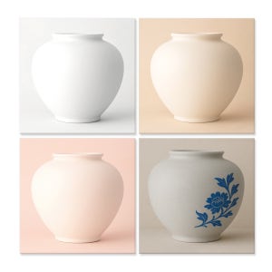 달항아리 인테리어 액자 정사각 소형 중형 대형 30x30 40x40 50x50 60x60 70x70 80x80 90x90