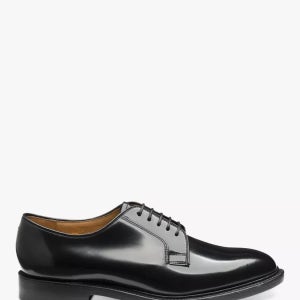 로크 771B 블랙 레더 더비 슈즈 가죽 신발 Leather Derby Shoes, Black 112832008 124522277