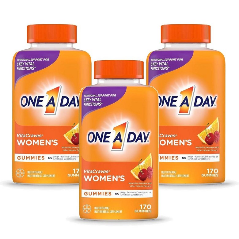 One A Day Women’s <b>VitaCraves</b> 원어데이 <b>우먼스</b> 여성 비타크레이브스 멀티비타민 구미  3개  170정