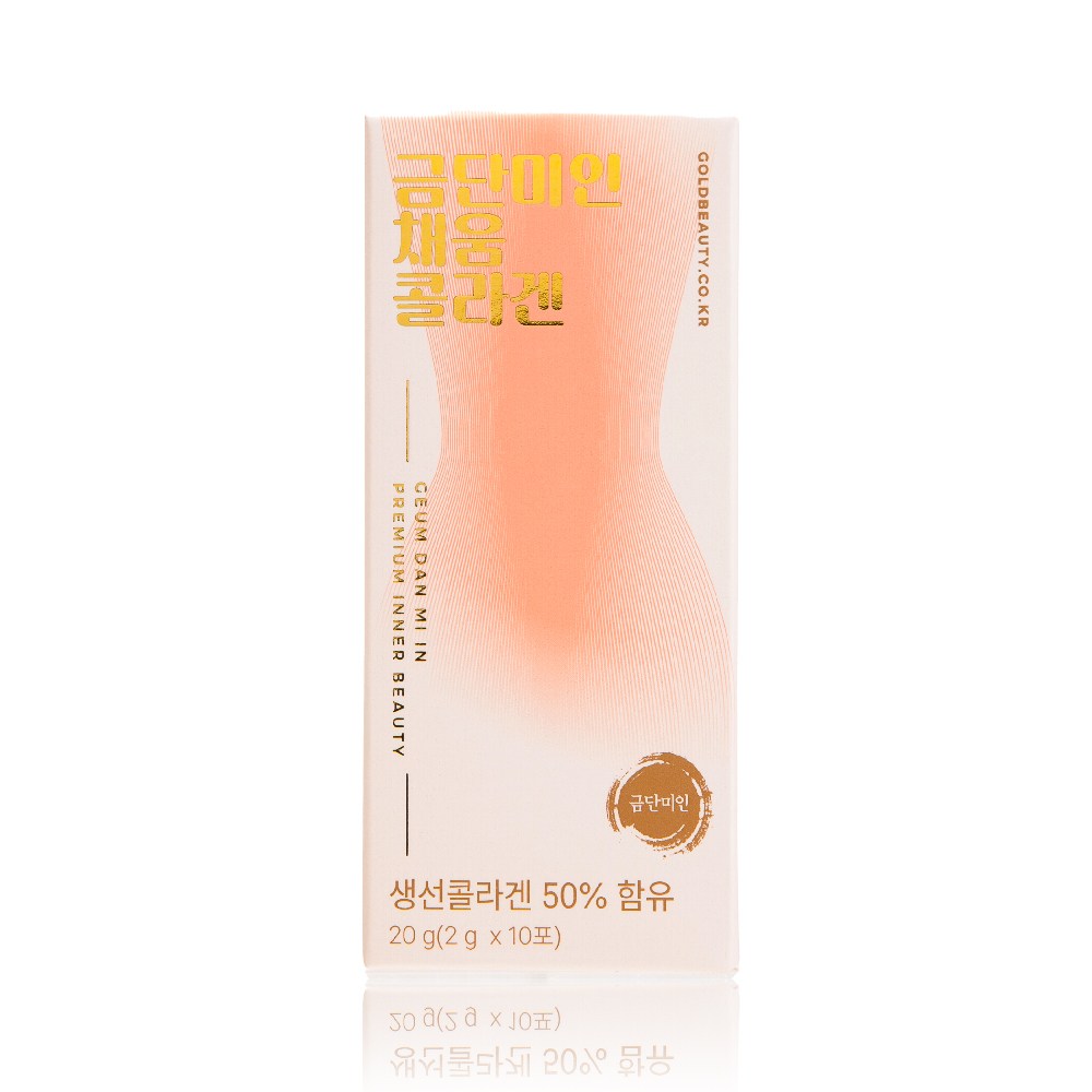금단미인 채움 콜라겐 어린 저분자 1000mg 스틱형 복숭아추출분말 <b>피부탄력</b> 빠른흡수 10회분  1박스  2g