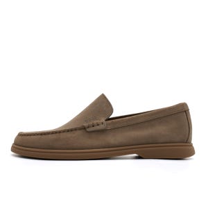 BOSS 콘트라스트 아웃솔 스웨이드 로퍼(50543083265) 휴고보스 남성 로퍼