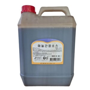 희성 업소용 마늘 간장 소스 말통 / 1통 5kg