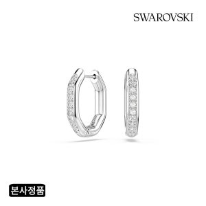 [롯데백화점] 스와로브스키 [본사정품] Dextera 로듐 후프 귀걸이 5724585 LE1219704114