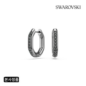 [롯데백화점] 스와로브스키 [본사정품] Dextera 루테늄 후프 귀걸이 5724586 LE1219704131