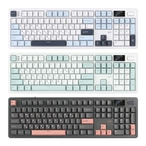 지클릭커 WK107 8K 무선 기계식 머큐리 핑크 (제주바다, 45g)