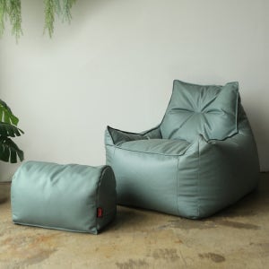 보니타 빈백 초대형 사하라 BR803 비건레더 빈백소파 풋스툴세트