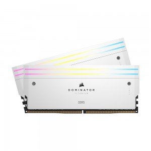 CORSAIR DDR5-6000 CL30 Dominator Titanium WHITE 패키지 (96GB(48Gx2))
