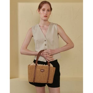 [닥스 액세서리] 닥스 라피아 토트백 DCBA5F992W2