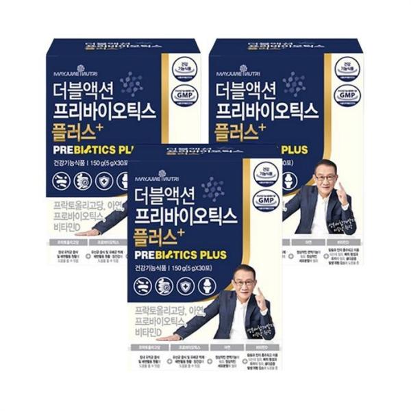 메이준뉴트리 더블액션 프리바이오틱스 플러스 5g 30포 3개 /sj