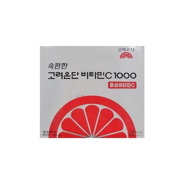 <b>고려은단</b> (셀러허브)<b>고려은단</b> 속편한 비타민C 1000 중성비타민C 1300mg 120정/mjc (S36293516)
